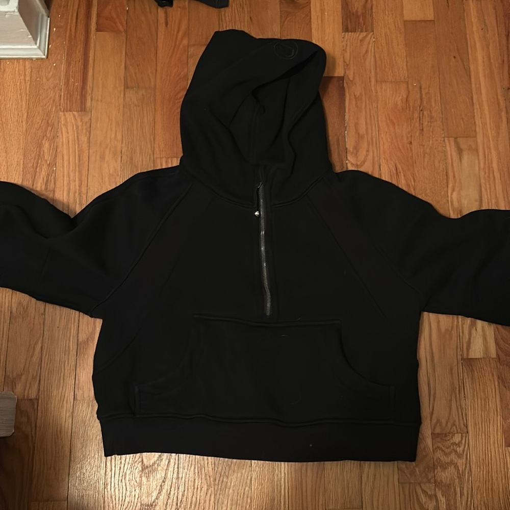 Black Lululemon Scuba hoodie size 10